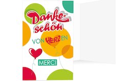 Grußkarte »Dankeschön«